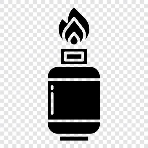 Natural Gas, Propane, Butane, Isobutane icon svg