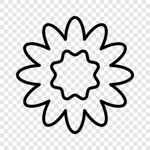 Nature, Bloom, Flower icon svg