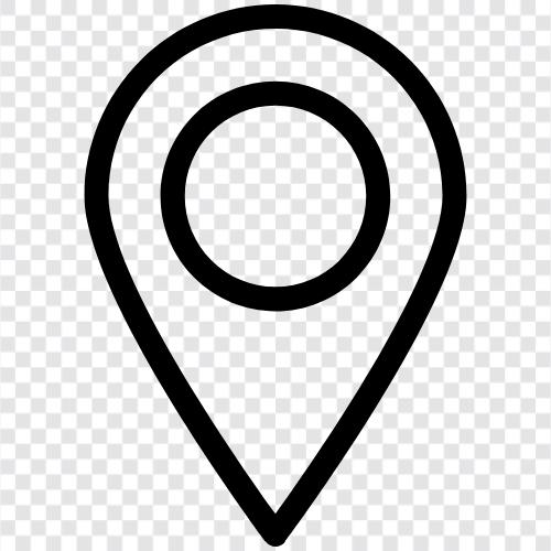 navigation, tracking, locator, mapping icon svg