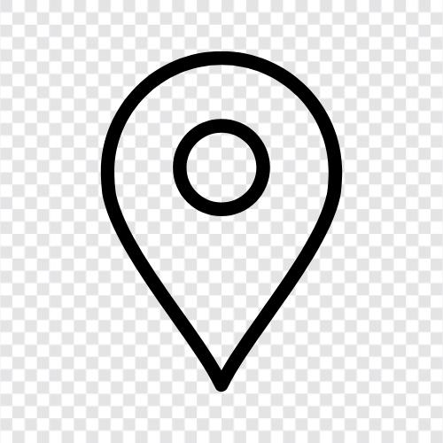 navigation, maps, directions, tracking icon svg