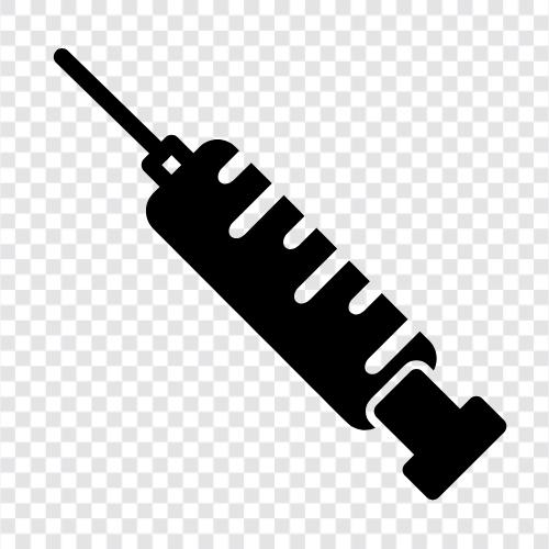 Nadeln, Medikamente, Opioide, Schmerzen symbol