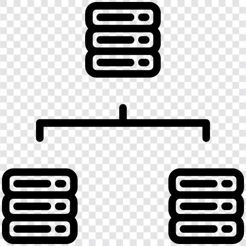 Netzwerkserver, Netzwerkbandbreite, Netzwerkschnittstelle, Netzwerkverkehr symbol