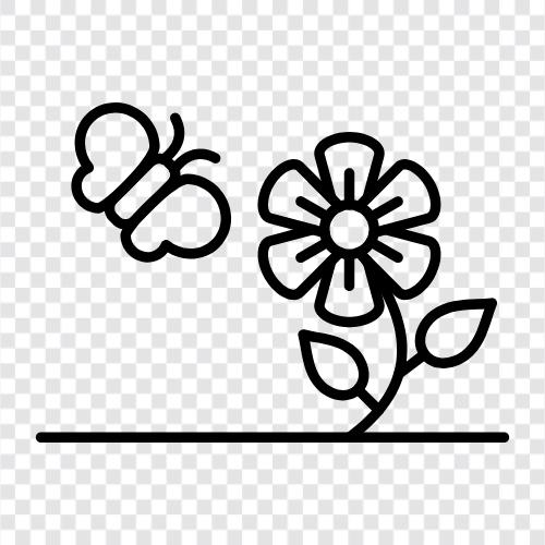 new, season, outdoors, flowers icon svg