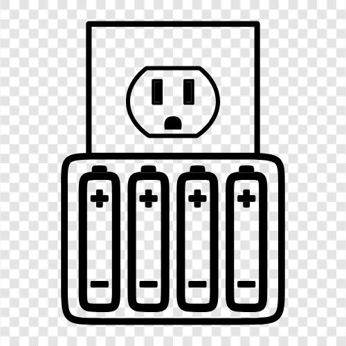 NiMH Rechargeable Batteries, LiIon Recharge, Rechargeable Batteries icon svg