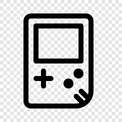 nintendo, console, gaming, handheld icon svg