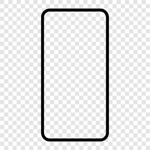 no notched display, notchless display, no notch phone, display no notch icon svg