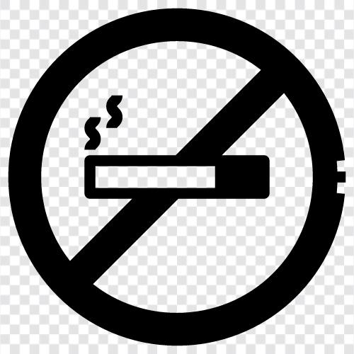 No Secondhand Smoke, No Smokers, Quit Smoking, Quitting Tips icon svg