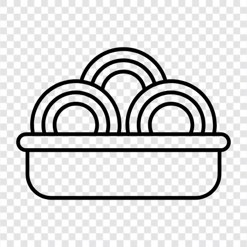 noodle, Italian, sauce, meal icon svg