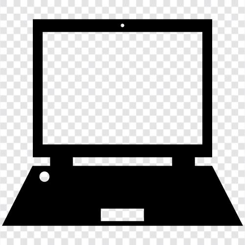 notebook, laptop computer, laptop, portable computer icon svg