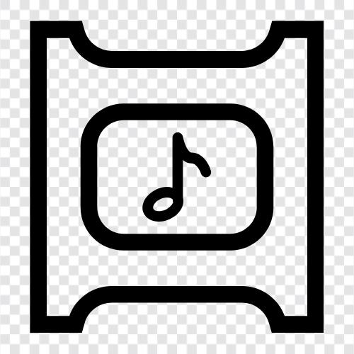 Notes, Melody, Song, Jazz icon svg