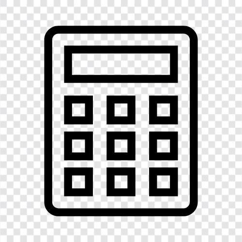 number, calculator, math, scientific icon svg