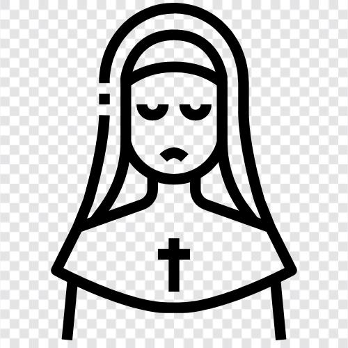 nun icon svg