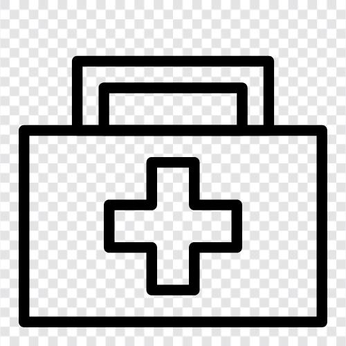 nursing bag, doctor bag, hospital bag, medical supplies icon svg