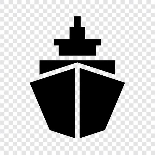 ocean, travel, sailing, cargo icon svg