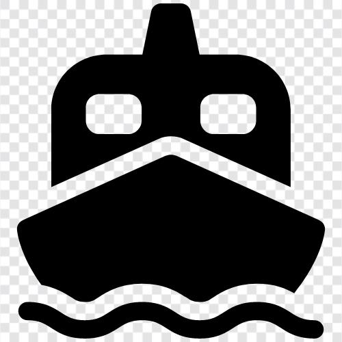 Meer, Segeln, Reisen, Boot symbol