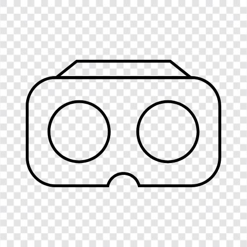 Oculus Rift, HTC Vive, Playstation VR, Google Cardboard Значок svg