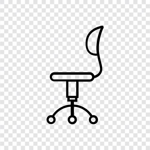 Bürostuhl für Rückenschmerzen symbol