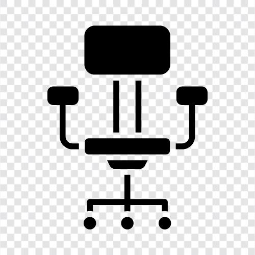 офисный стул для боли в спине, офисный стул для большого размера, офисный стул для служебного стула Значок svg