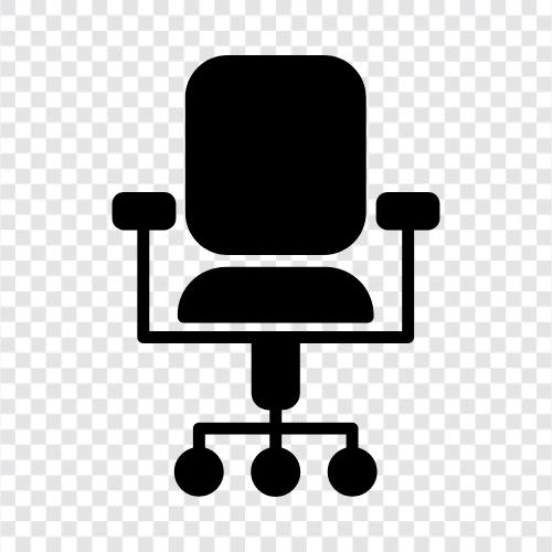 ofis sandalyesi ikon svg