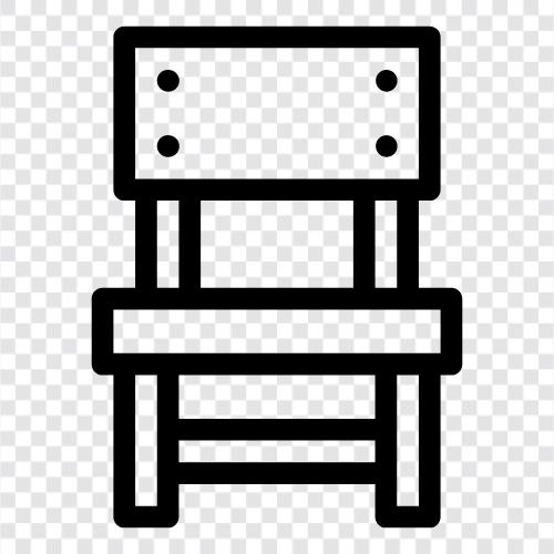 office chair, leather chair, wooden chair, office furniture icon svg