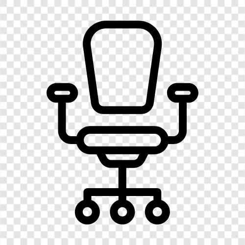 Канцелярские стулья, кабинетный стул, эргономический стул, обзоры кабинетных стулов Значок svg