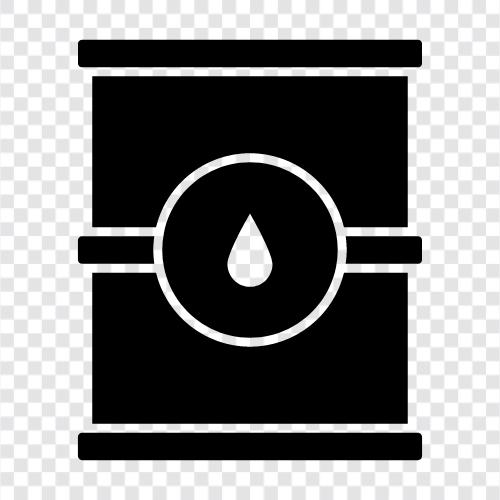 Ölfassgröße, Ölfassgewicht, Ölfasskapazität, Ölfassverschiffung symbol