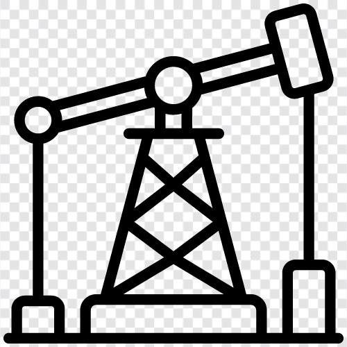 oil, gas, well, rig icon svg