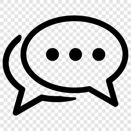 online chat, online messaging, online chatting, online talking icon svg