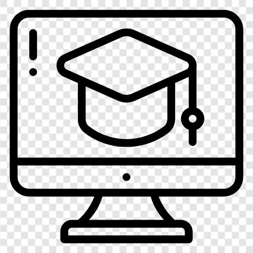 online courses, online learning platforms, online learning tools, online learning resources icon svg