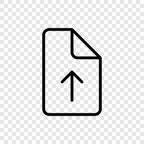 online document upload, online document submission, online document sharing, online document storage icon svg