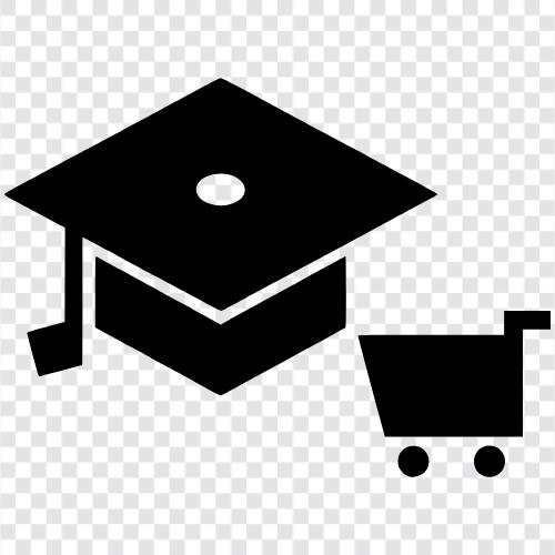 online education shopping cart, online education, online school shopping cart, education shopping cart icon svg