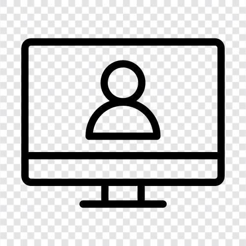 online, webinar, online seminar, online conference icon svg