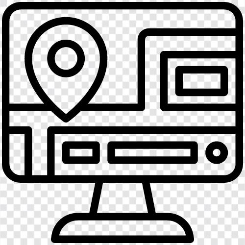 online maps, google maps, map software, map data icon svg