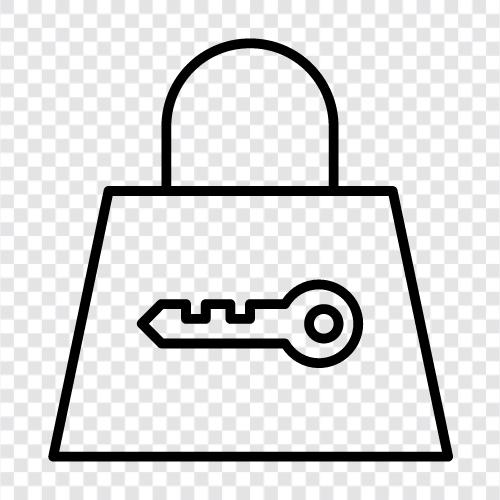 online shopping, ecommerce, privacy, security icon svg