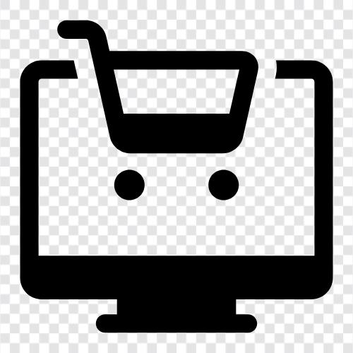 online shopping, online store, online shopping mall, online clothing store icon svg