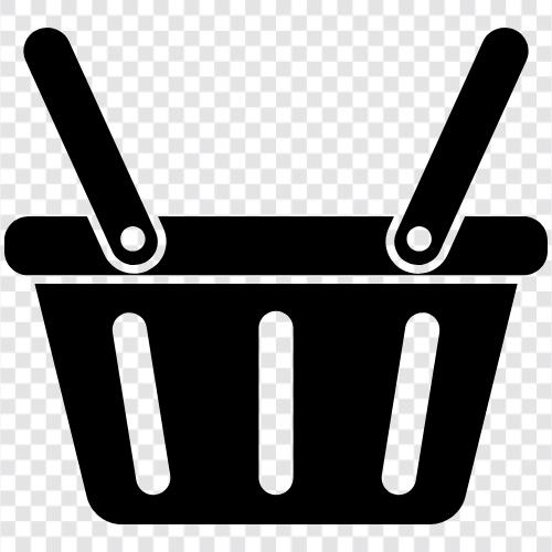 online shopping, online shopping basket, online shopping list, online shopping cart icon svg