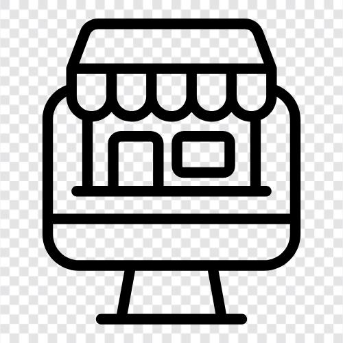 online shopping, online store reviews, online store coupons, online store deals icon svg