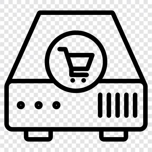 online shopping, eCommerce, web shopping, online shopping systems icon svg