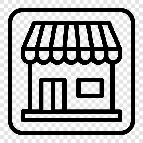 online store, app store, ecommerce, shopping icon svg