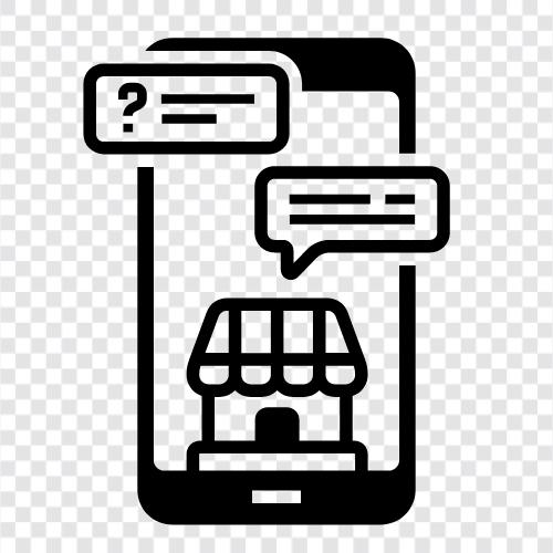 online store customer, online store customer service icon svg