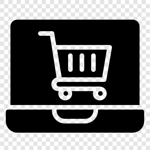 online store, online shopping, shopping online, online retail icon svg