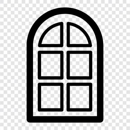 open, screen, curtain, window treatment icon svg