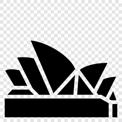 Opera House, Sydney, Australia, Sydney Opera House icon svg