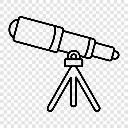 Optical, Telescope mount, Telescope eyepiece, Telescope lens icon svg