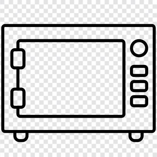 печь, микроволновая печь, микроволновая кухня, микроволновый попкорн Значок svg