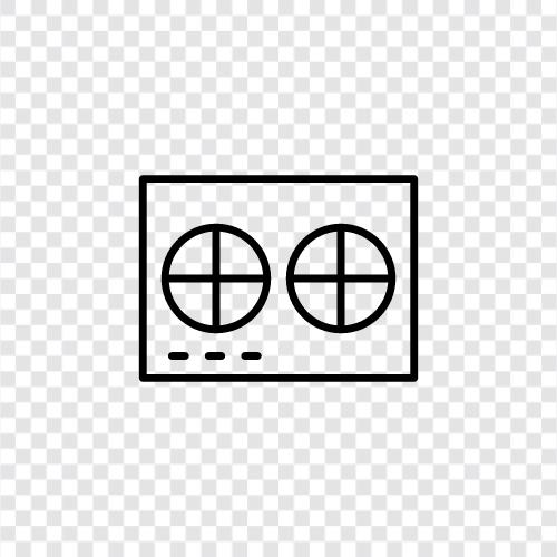 oven, range, cooktop, Stove icon svg