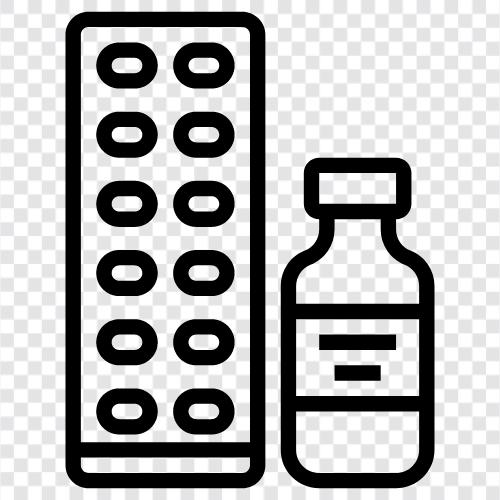 over the counter, prescription, side effects, drug icon svg