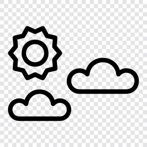 overcast, foggy, humid, chilly. icon svg