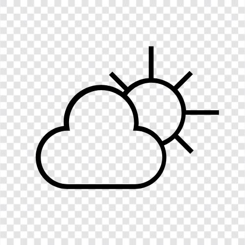 overcast, overcast skies, clouds, rain icon svg