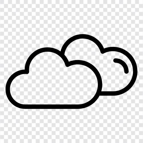 overcast, rain, thunder, snow icon svg